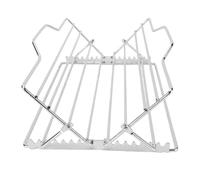 Grille à Rôtir Réglable, Support à Rôtir pour Dinde en Acier Au Carbone Épaissi, Grille de Four Antiadhésive Pliable avec Cadre Renforcé, pour Côtes de Poulet, Poisson, Cuisine
