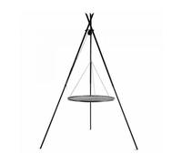 Grille à Rôtir Suspendu Sur Trépied, 50cm De Diamètre, Acier Robuste Cookking 111438