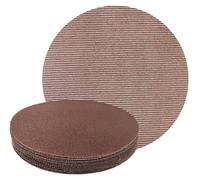 Grille abrasive, lot de 20, 225 mm, avec velcro, grain P240, pour ponceuses à plaques de plâtre et ponceuses de sol