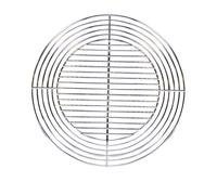 Cook'in Garden – Grille de barbecue ronde – Recoupable – Acier chromé – Ø 55 cm