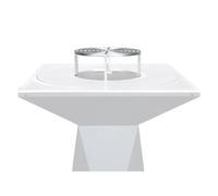 Grille avec support en acier carbone pour brasero - Artiss
