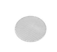 Grille Barbecue Filet de barbecue rond en acier inoxydable | Gril antiadhésif résistant à la chaleur de grille de maille de BBQ(28cm)
