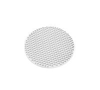 Grille Barbecue Filet de barbecue simple en acier inoxydable | Grille de cuisson ronde en métal de 18 à 30 cm, grille de barbecue antirouille en maille for pique-nique(22cm)