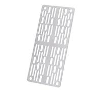 Grille Barbecue Mini barbecue au charbon de bois Titanium | Outils de cuisson de plage de Camping de carbone de nourriture de Barbecue, épaisseur de 2mm