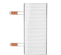 Grille barbecue pierre - SoMagic - 90x40cm - Charbon - Matière de la structure en minéraux