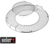 Grille barbecue WEBER de cuisson Gourmet en acier inox 57 cm