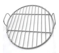 Grille BBQ Ronde 30cm Solide Grille BBQ Ronde 30cm Solide Grille | Acier inoxydable pour robuste, ergonomique, diamètre 30cm, idéal gril électrique, résistance haute température(35cm)