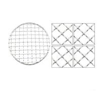 Grille BBQ Ronde Acier 18-30CM Antiadhésive Grille BBQ Ronde(20cm) | pour surface antiadhésive, nettoyage pour facile, pour idéal pour griller huile, et robuste