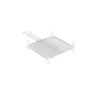 Grille bombée avec pieds.