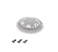 Grille bonde de fond ronde bombée avec vis pour piscine - Diam 19,5 cm - Blanc - WGX1048E - Hayward Blanc G