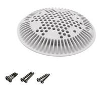 Grille bonde de fond ronde bombée avec vis pour piscine - Diam 19,5 cm - Blanc - WGX1048E - Hayward Blanc G