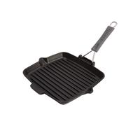 Grille Carré 24 cm Staub Aluminium antiadhésif 1202123 Noir