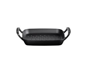 Grille Carré 30 cm Le Creuset BBQ Outdoor Fonte 20271300000005 Noir Mat