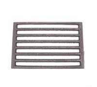 Grille carrée en fonte pour Hark | Pièces de rechange robustes avec circulation d'air optimisée | Support de bûches sécurisé pour une combustion efficace | Pour une installation facile | (25,5 x 17 cm