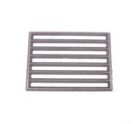 Grille carrée en fonte pour Hark | Pièces de rechange robustes avec circulation d'air optimisée | Support de bûches sécurisé pour une combustion efficace | Pour une installation facile | (21,5 x 16 cm