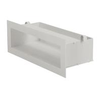 Grille cheminée - KOTARBAU - KOTARBAU - 30 cm - Blanc - Résistante haute température