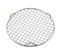 Grille Cuisine Ronde Fil Métal 1.8mm Stable 3 Pieds(33cm) | Acier inoxydable 201, résistant à la , pour idéal pour four et grill, finition argentée élégante