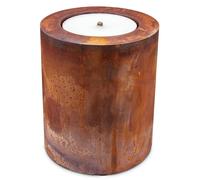 Grille cylindrique en métal avec support flamand, diamètre 26 cm/30 cm