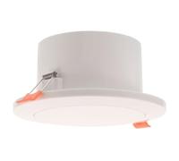 Grille D’aération Ronde au Plafond Réglable 3 Pouces pour Climatisation | ABS Blanc, Grille Amovible avec Clips à Ressort, Ouverture 75 à 85mm, Bureau et Plafond Suspendu