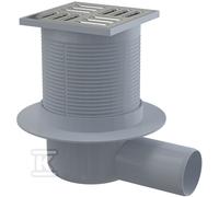 Grille d’évacuation 105x105/ 50 mm siphon smart APV31