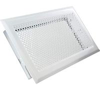 Grille d'aération cheminée - Blanc - 170 x 170 mm - DMO 730898