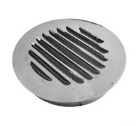 Grille d'aération circulaire en acier inoxydable pour conduit mural extérieur, barrière contre les insectes, résistance à la rouille, 70-300 mm, installation facile pour la maison, le bureau