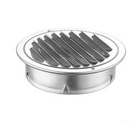 Grille d'aération circulaire en acier inoxydable pour conduit mural extérieur, barrière contre les insectes, résistance à la rouille, 70-300 mm, installation facile pour la maison, le bureau