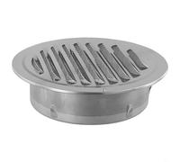 Grille d'aération circulaire en acier inoxydable pour conduit mural extérieur, barrière contre les insectes, résistance à la rouille, 70-300 mm, installation facile pour la maison, le bureau