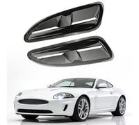 Grille d'aération de capot en ABS pour Jaguar XKR, 2 pièces, noir, améliore le refroidissement du moteur grâce à un flux d'air accru, design sportif pour tuning, montage sur mesure avec accessoires