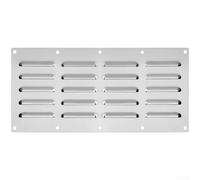 Grille d'aération en acier inoxydable pour cuisine extérieure avec 20 aérations stratégiquement placées