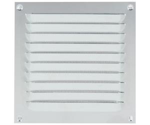 Grille d'aération estampée aluminium avec moustiquaire nylon - 300X300mm RENSON