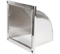 Grille d'aération extérieure en acier inoxydable avec grille de protection - Résistant aux intempéries Installation facile pour ouvertures irrégulières Solution de ventilation murale
