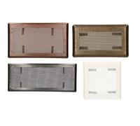 Grille d'aération - KOTARBAU - 10 x 20 cm - Blanc - Facile à installer - Pour cheminée et poêle