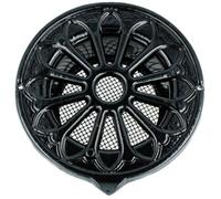 Grille d'aération - MS BESCHLÄGE - Nostalgie - Aspect vieilli - Moustiquaire mailles fines - Raccordement 100 mm