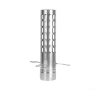Grille d'aération pour poêle à bois de camping en acier | Acier inoxydable résistant aux intempéries, empêche l'entrée de pluie, s'adapte aux tentes chaudes, haute résistance aux