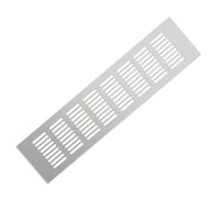Grille d'aération rectangulaire en alliage d'aluminium respirant pour armoire à chaussures 50 x 450 mm