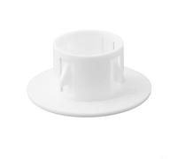 Grille d'aération ronde en plastique blanc pour ventilation de plafond, trous de climatisation d'intérieur et d'extérieur (40 mm)