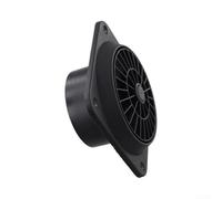 Grille d'aération rotative à 360° pour chauffage diesel 75 mm | Sortie pour Eberspacher pour Webasto pour propex, valve de distribution d'air chaud en plastique ABS, noir