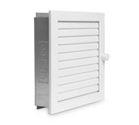 Grille d'air chaud standard en saillie - CB-tec blanc, 25 x 15 cm