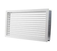 Grille d'air froid standard en saillie - Extra grand - CB-tec blanc, 55 x 28 cm