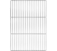 Grille de barbecue Argenté 50 x 35 cm Acier inoxydable