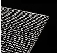 Grille de barbecue carrée en acier 304 - 43 x 29,5 cm - Grille de cuisson Chal pour barbecue en plein air - Parfait pour le camping et le hayon