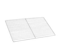 Grille de Barbecue Cuisson Uniforme Argentée en Acier Inoxydable Soudée | Bords Poncés, Maille Entre Deux Fils de Cadre, Surface Lisse et Esthétique