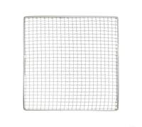 Grille de barbecue de camping en acier inoxydable 304 - Grille de cuisson portable pour réchaud de camping et utilisation domestique - 35 x 30 cm