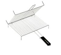 Grille de barbecue double 40 x 30 cm Cook'in Garden