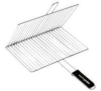Cook'in Garden Grille double rectangulaire 40 x 30 cm – Manche Soft Touch, Résistante aux flammes