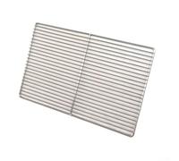 Grille de barbecue en acier inoxydable 304 - Grille de cuisson carrée robuste pour feu de camp - Grille de cuisson sans plaque de cuisson (30 x 30 cm)