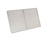 Grille de barbecue en acier inoxydable 304 - Grille de cuisson carrée robuste pour feu de camp - Grille de cuisson sans plaque de cuisson (20 × 40)
