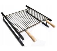 Grille de barbecue en acier inoxydable avec poignées 73 x 63 cm rectangulaire moderne neuve