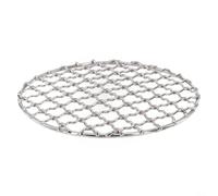 Grille de barbecue en acier inoxydable, grille de camping portable avec options carrées et rondes, accessoire de réchaud de randonnée léger pour la randonnée, la cuisine, la grille de pique-nique en